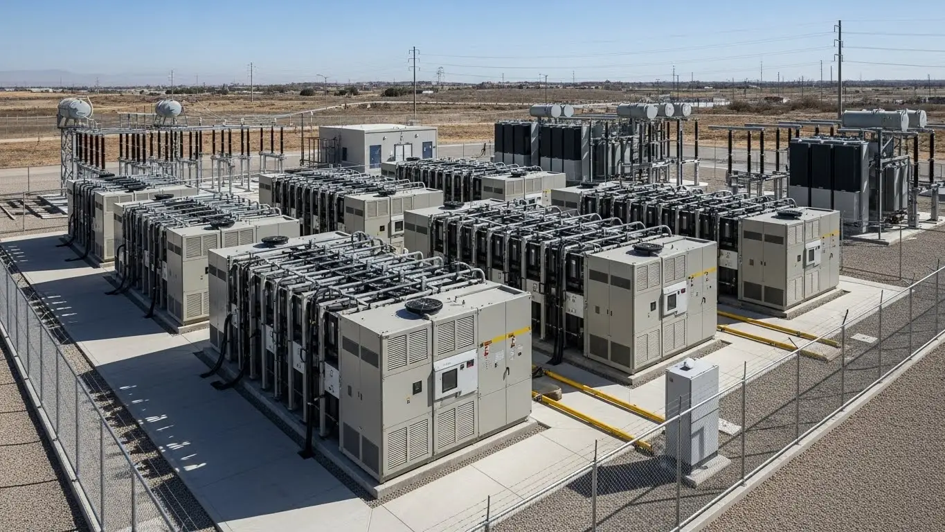 Komercyjne magazynowanie baterii litowych