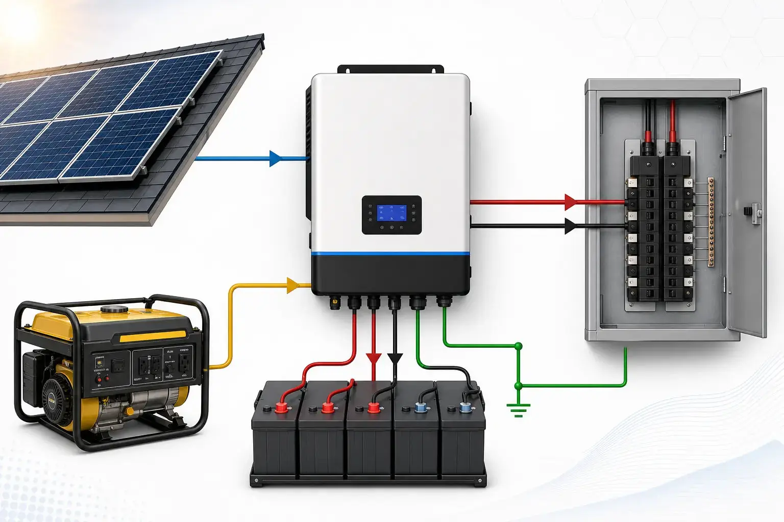 Falownik Split Phase Off Grid: Kompletny przewodnik po północnoamerykańskich systemach zasilania poza siecią